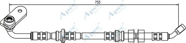 APEC BRAKING Тормозной шланг HOS3662